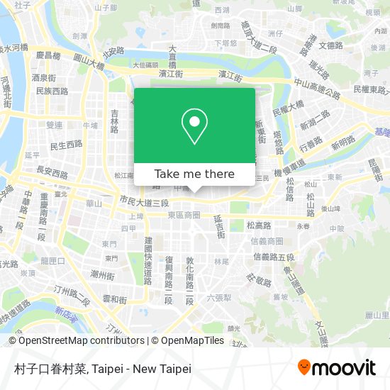 村子口眷村菜 map