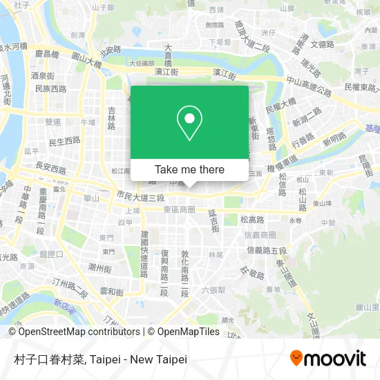 村子口眷村菜地圖