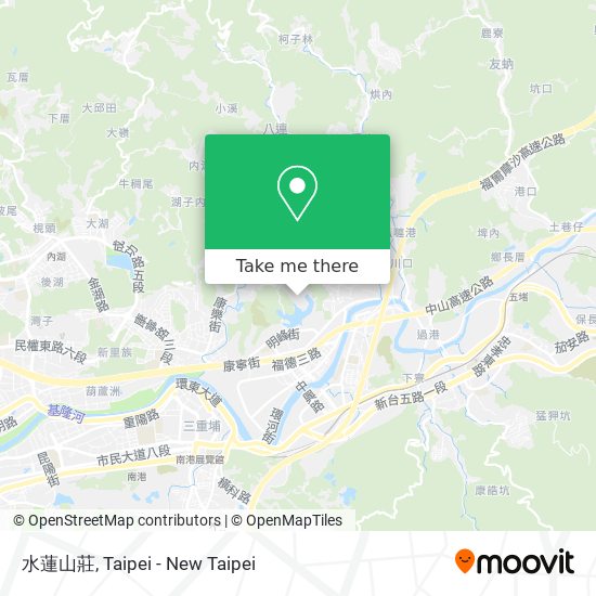 水蓮山莊 map