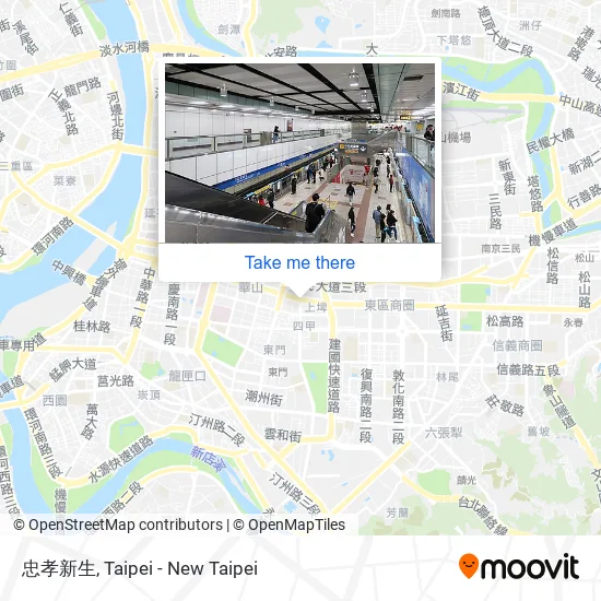 忠孝新生地圖