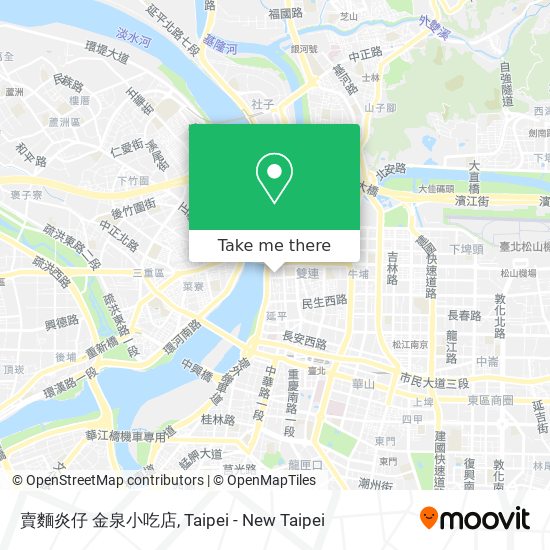 賣麵炎仔 金泉小吃店 map