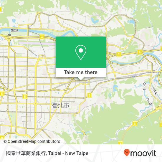 國泰世華商業銀行 map