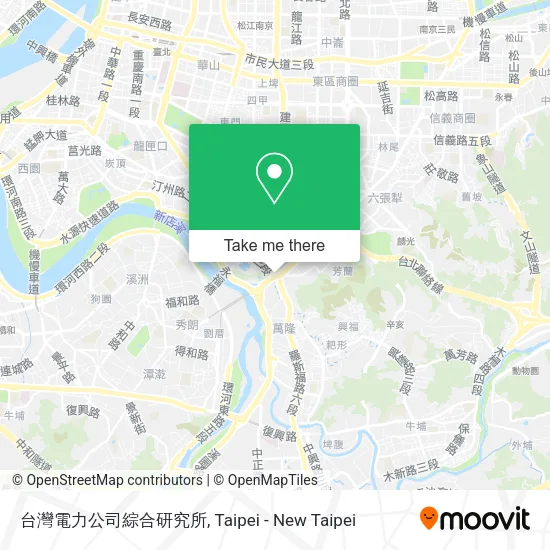 台灣電力公司綜合研究所地圖