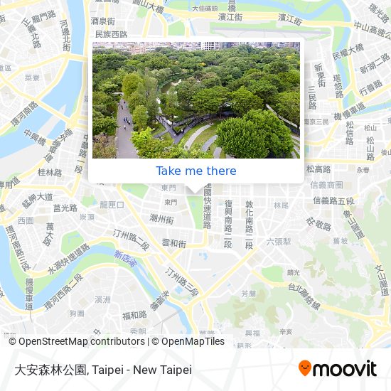 大安森林公園 map