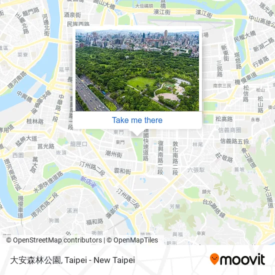 大安森林公園 map