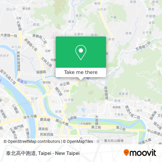 泰北高中跑道 map