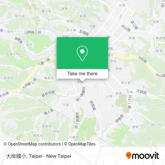 大崗國小地圖