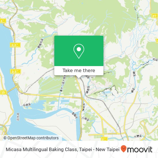 Micasa Multilingual Baking Class map