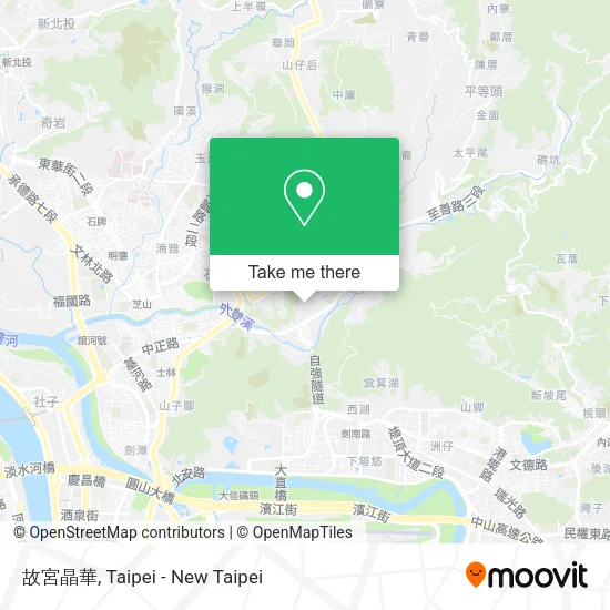 故宮晶華地圖