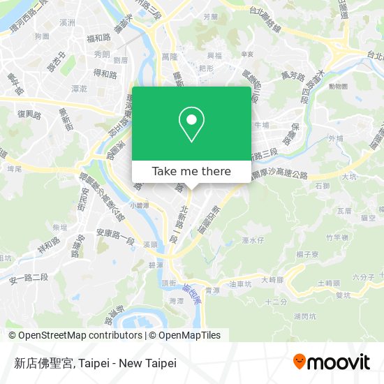 新店佛聖宮 map
