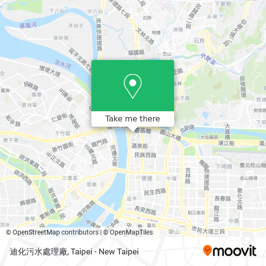 迪化污水處理廠 map