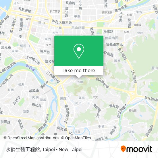 永齡生醫工程館 map
