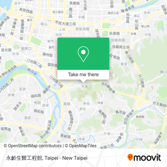 永齡生醫工程館地圖
