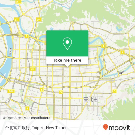 台北富邦銀行 map