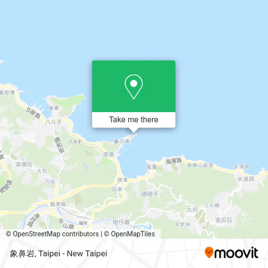 象鼻岩 map