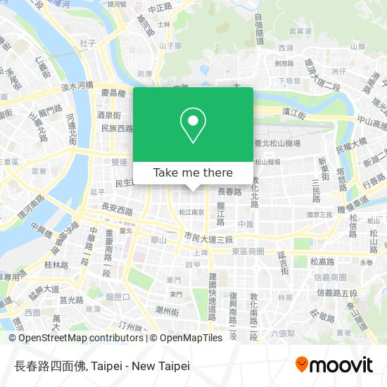 長春路四面佛 map