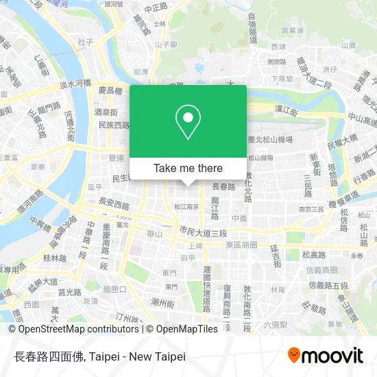 長春路四面佛 map