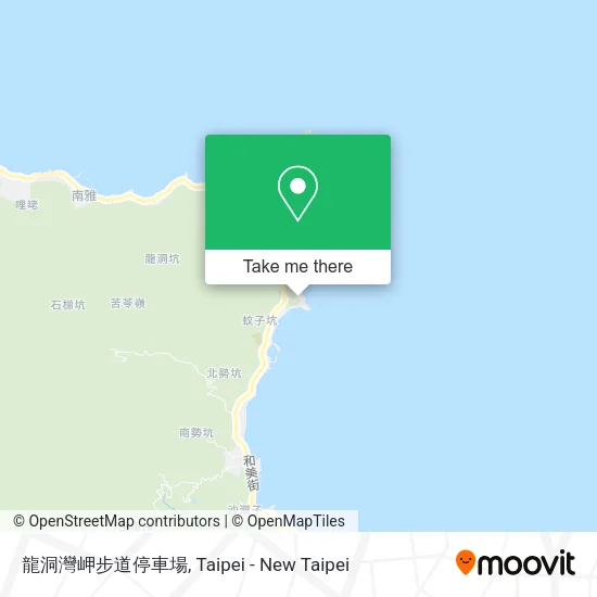 龍洞灣岬步道停車場 map