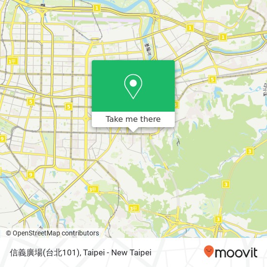 信義廣場(台北101) map
