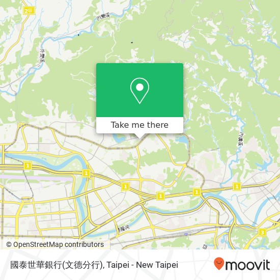 國泰世華銀行(文德分行) map