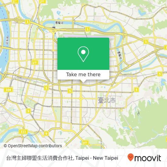台灣主婦聯盟生活消費合作社 map