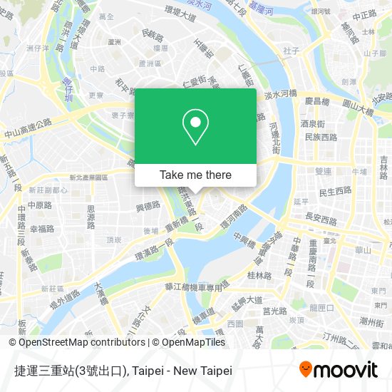 捷運三重站(3號出口) map