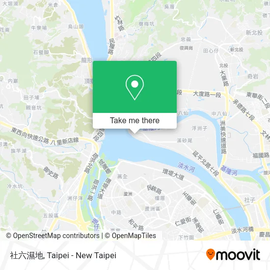社六濕地地圖