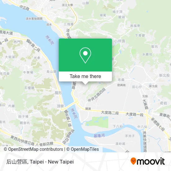 后山營區 map