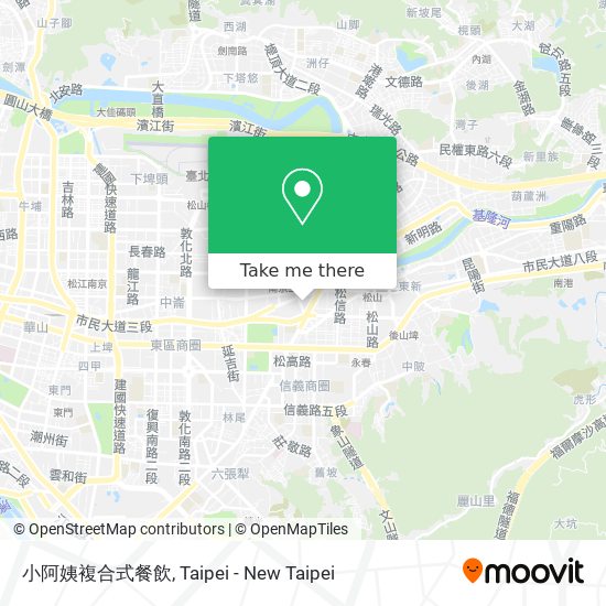 小阿姨複合式餐飲 map