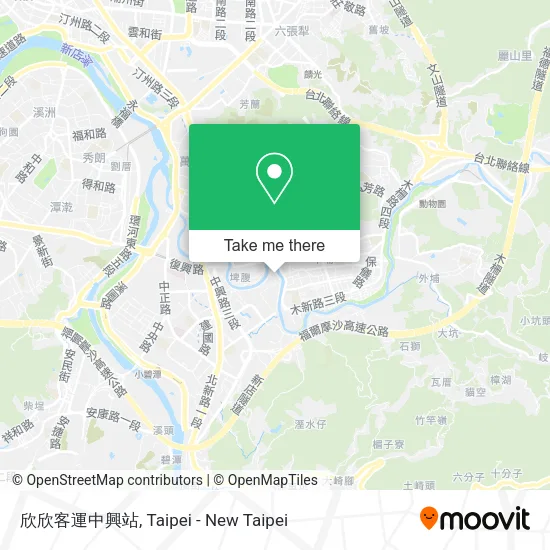 欣欣客運中興站地圖