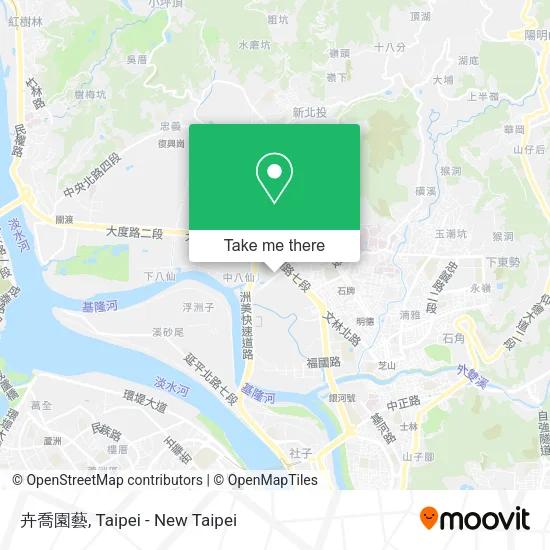 卉喬園藝 map