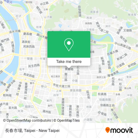 長春市場 map