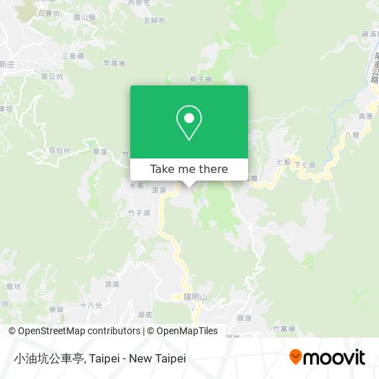 小油坑公車亭地圖