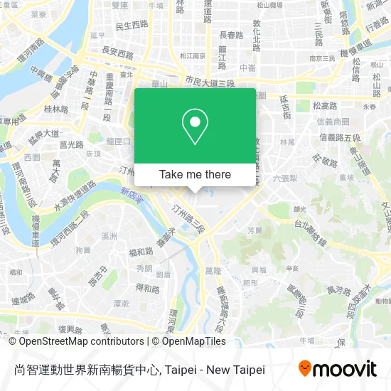 尚智運動世界新南暢貨中心地圖