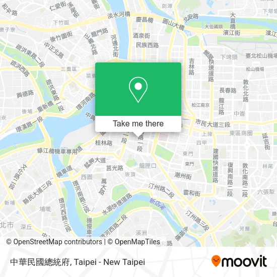 中華民國總統府地圖