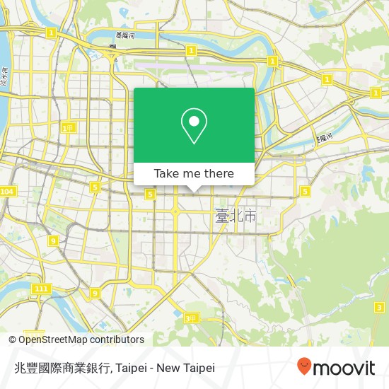 兆豐國際商業銀行 map