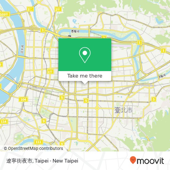 遼寧街夜市 map