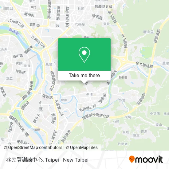 移民署訓練中心地圖