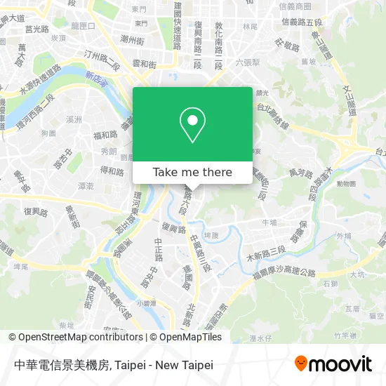 中華電信景美機房 map