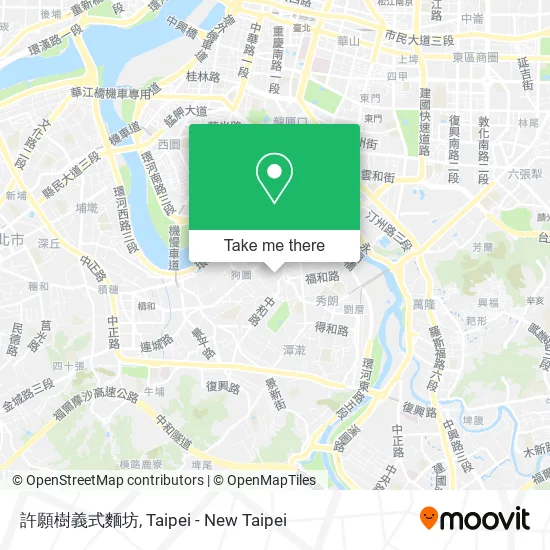 許願樹義式麵坊地圖