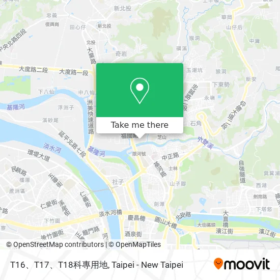 T16、T17、T18科專用地 map