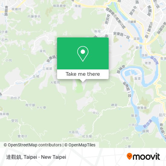 達觀鎮 map