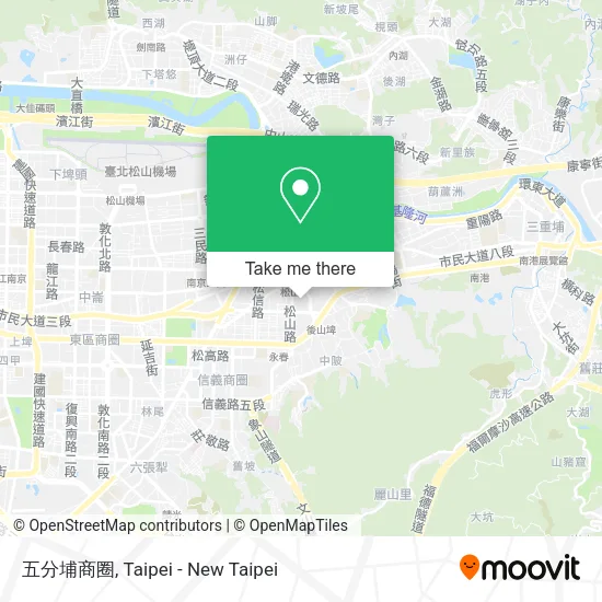 五分埔商圈 map