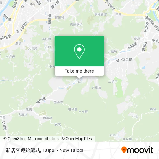 新店客運錦繡站 map