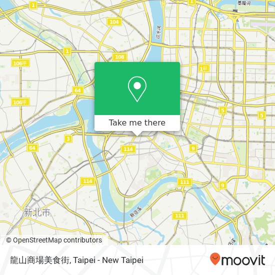 龍山商場美食街 map