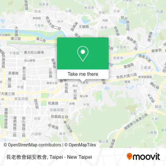 長老教會錫安教會 map