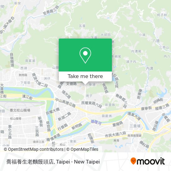 喬福養生老麵饅頭店 map