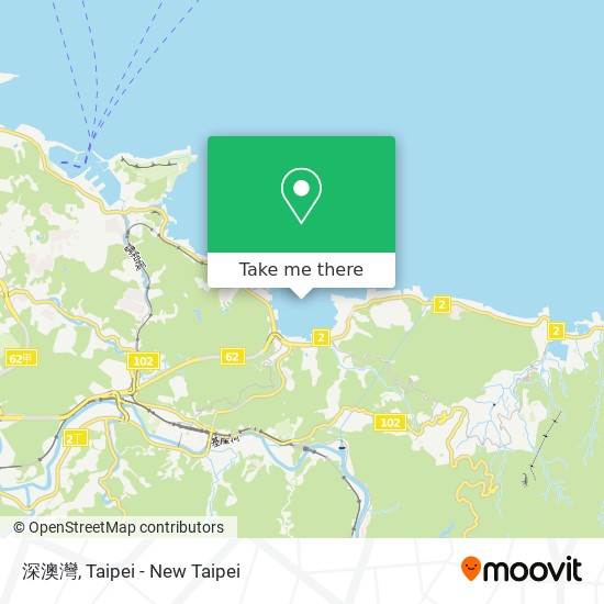 深澳灣 map