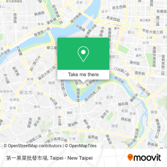 第一果菜批發市場地圖