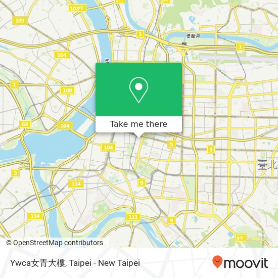 Ywca女青大樓 map